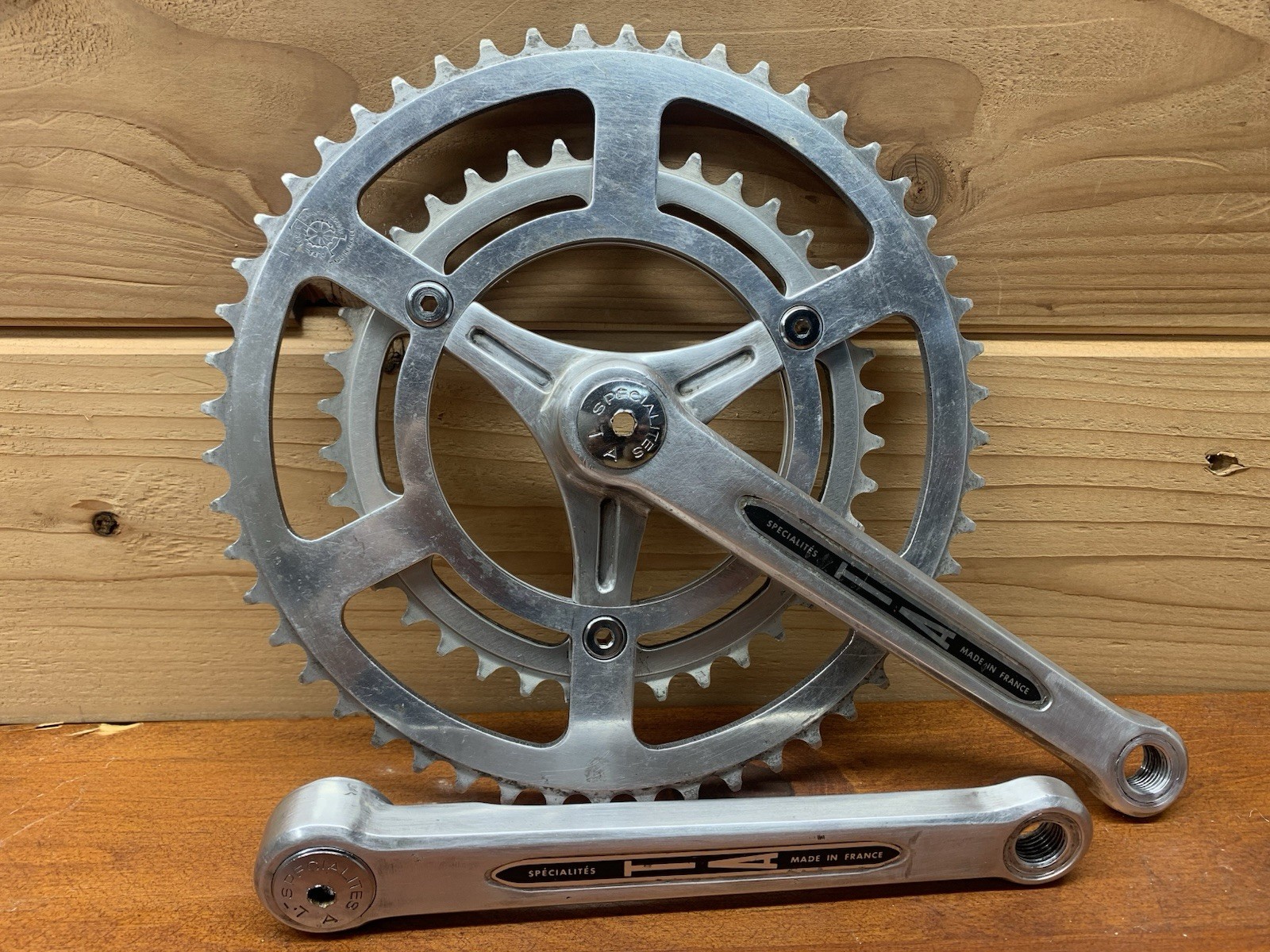 Vintage TA SP&Eacute;CIALIT&Eacute;S ROAD Double Crankset 170x52/38t w/ 