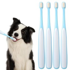 4 Pcs Toothbrush for Small Dogs Puppy Tooth Brushing Kit Soft Dog Toothbrush ...