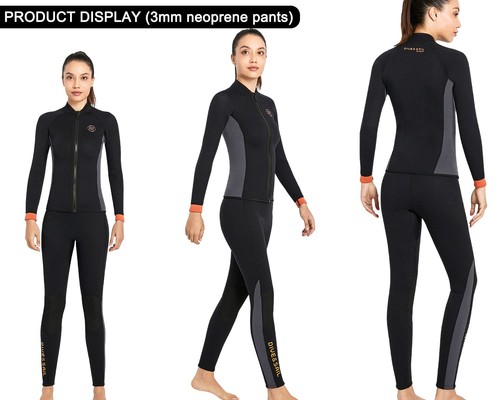 Women's 3mm Neoprene Wetsuit Pants Surfing Diving Swimming Snorkeling Kayaking X - Picture 2 of 5