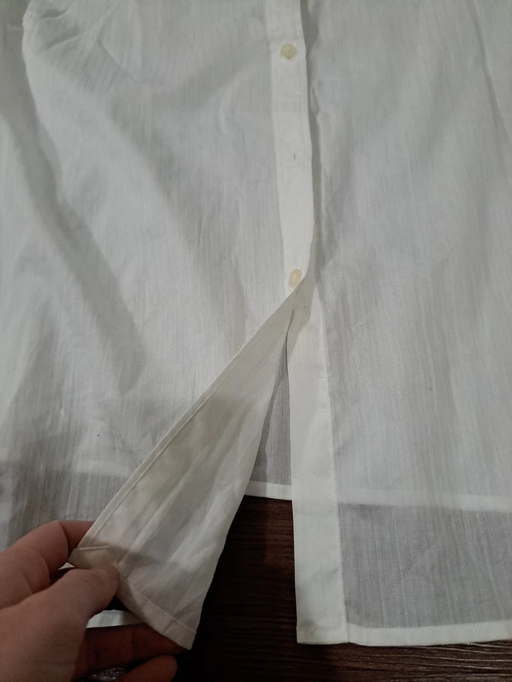 Lauren Ralph Lauren White Cotton Button Down - Image 4 of 4