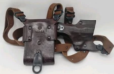 Galco Shoulder Holster E419WSD J213H Leather + Magazine Holster F14WSD JCL22H