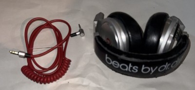Monster Beats by Dr. Dre Headphones - Silver/Black **DISCONTINUED **Tested/works