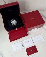 Cartier Santos de Cartier Large Model WSSA0047 Blue PVD Bezel 2022 11