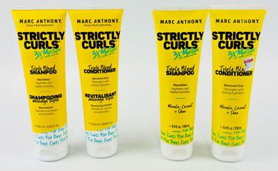 Marc Anthony Strictly Curls Triple Blend Shampoo + Conditioner 2 SETS
