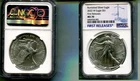 2022 W AMERICAN SILVER EAGLE 1 OUNCE .999 FINE BURNISHED COIN NGC MS70 8149T