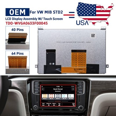 6.5'' LCD Touch Screen Display TDO-WVGA0633F00045 For VW Passat CC MIB STD2  200