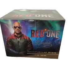 Red One x Dragon Glassware Krampushlap Stein Stainless Steel New in Box 