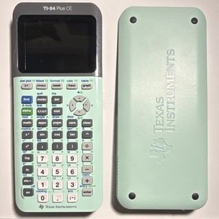 NEVER USED!! Texas TI 84 Plus CE Graphing Calculator USB Slide Cover Manual