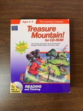 NEW 1996 Treasure Mountain for CD-ROM Reading and Thinking The Learning Company