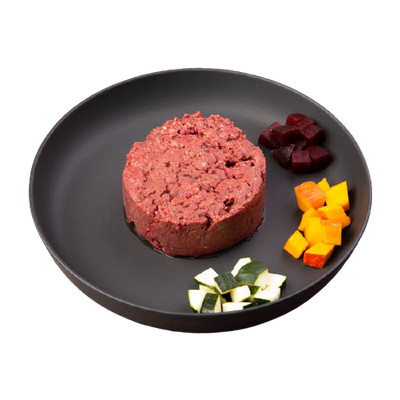 10 KILO | 20x500g Barf Komplettmenü Lammfleisch mit Gemüse Fertigbarf und Öl 