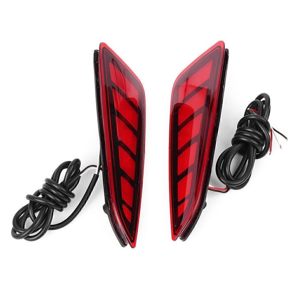 Rear Bumper Reflector LED Brake Driving Tail Light For Toyota C-HR CHR ...