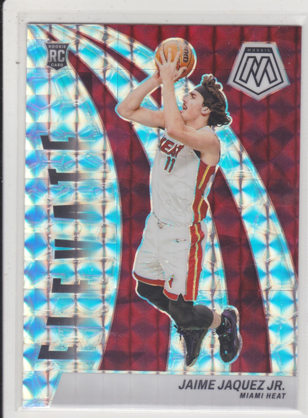 JAIME JAQUEZ JR. 2023-24 PANINI MOSAIC RC ROOKIE ELEVATE SILVER PRIZM
