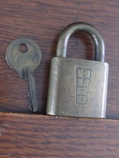 U.S.N. vintage anni 40 Lucchetto e chiave militare HURD - Marina Militare - Seconda Guerra Mondiale
