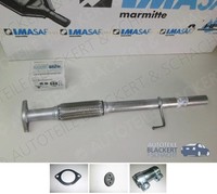 Imasaf Auspuff Flexrohr FüR Fiat Doblo + Cargo + Maxi 1.4 + Anbauteile 2005-2010