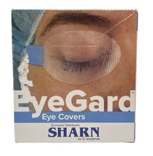 Box of 50 Pairs Sharn By Marketlab Oval EyeGard Eye Cover Adult S2020 EXP 4/27