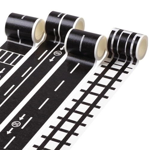  4 Rolls Ruban Adhesif Route Adhésif Pour Autoroute De Ferroviaire