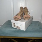 Report Pink Bow Sandals Pearlina Size 8, New With Box