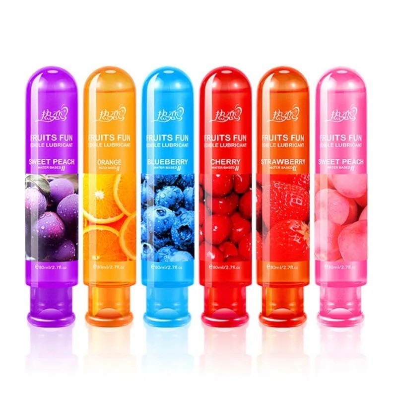 Strawberry Water Based Personal Lubricant 100ML Flavored Lubricating Gel