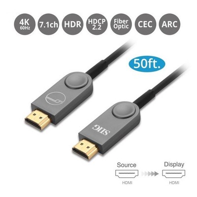 SIIG 4K HDMI Fiber Optical Cable - 15m