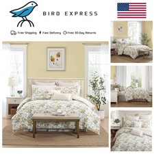 Classic Roses Gold Full/Queen Comforter Set - Floral Design  Matching Shams