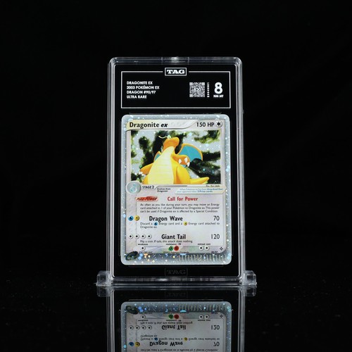 Dragonite ex graded TAG 8 for sale on eBay
