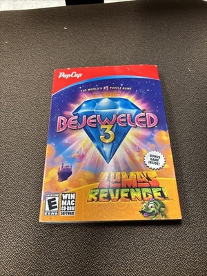Bejeweled 3 and Zuma's Revenge Windows PC Mac CD-Rom PopCap