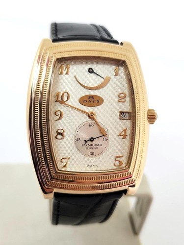 Mens 18k Rose Gold PARMIGIANI FLERIUER IONICA 8 days Winding Watch* EXLNT