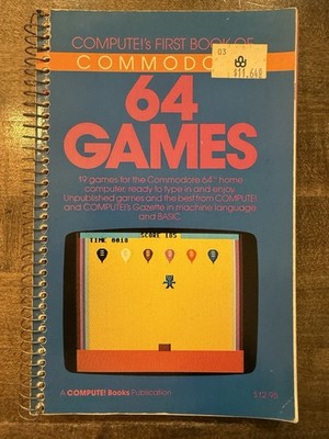 Vintage Computes First Book of Commodore 64 Games 1983 Rare
