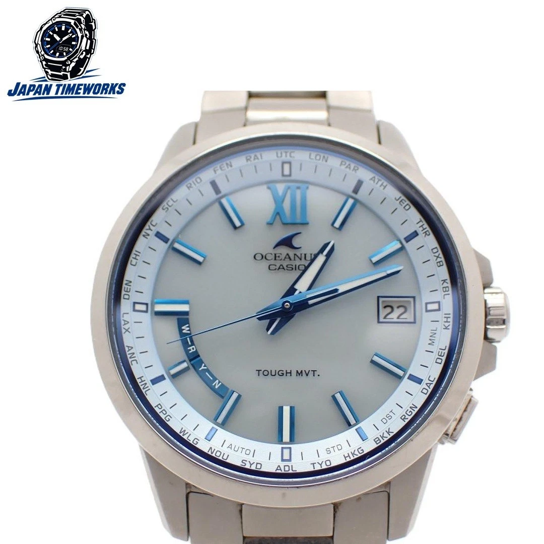 Reloj CASIO OCEANUS OCW-T150-2AJF Titanio Solar Radiocontrolado Zafiro Japón