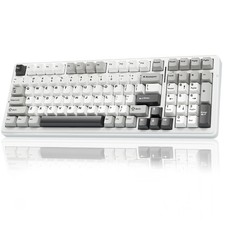 AULA F99 Wireless Mechanical Keyboard,TriMode BT5.0/2.4GHz/USBC Hot Swappable...