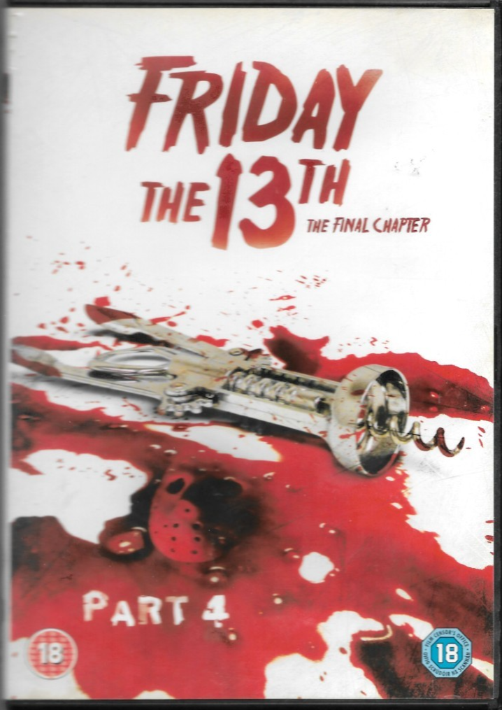 Friday  The 13Th Part  4 DVD