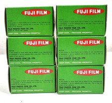 Fujichrome R100 35mm Slide Film, Lot of 6, 20 Exp, Expired Oct 1975
