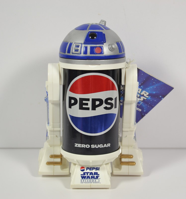 Star Wars R2-D2 Pepsi Can Holder Japan Import LE US SELLER