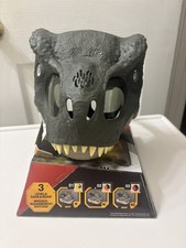 Jurassic World Rebirth T-Rex Rage N Roar Mask with LED Light up Eyes Blink NEW