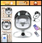 Portable Electric Baby Swing & Rocker for Infants, 0-9 Months, Bluetooth, 5 Spee