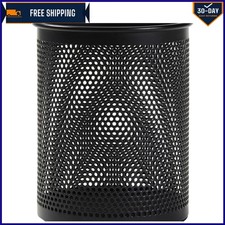 Elegant Black Pen Holder Desk Organizer - Rust Resistant  Non-Slip Base