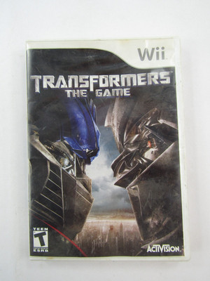 Transformers The Game Nintendo Wii Video Game Activision CIB Complete