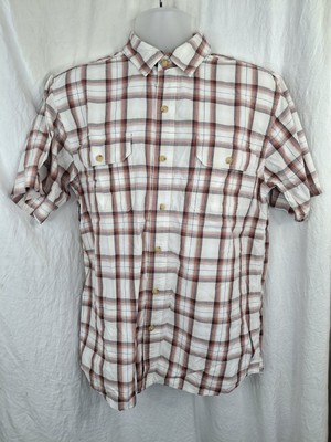C E Schmidt Workwear Medium Button Up Shirt Cotton Work Shirt 