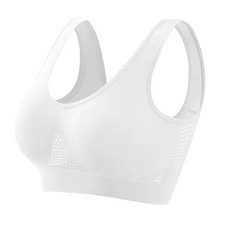 Women's Sports Bra High Strength Shockproof Running Yoga Fitness Gym Vest Top