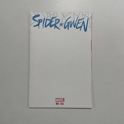 Spider-Gwen #1 2015 NM Blank / Sketch Variant Cover