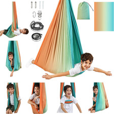 Sensory Swing, Indoor  Outdoor Sensory Swing for Kids  Adults, Double Layer Th