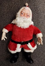 1950's 'MY TOY' VINTAGE CHRISTMAS PLUSH SANTA DOLL - 23" - EC