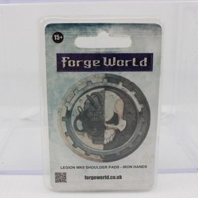H8 Warhammer 40,000 40k Forge World Legion MKII Shoulder Pads Iron Hands