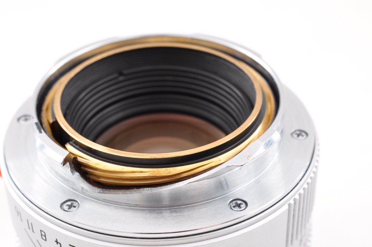 Leica Summicron M 50mm f2 Silver ver 4th Lens E39 #11816 with