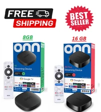 onn 4K Streaming Device, Google TV - Fast Streaming,Ultra HD,8GB Storage,2GB RAM