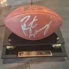 Peyton Manning 🔥 Autographed NFL Football w/CASE 🔥 55 TDs - Colts TD Leader