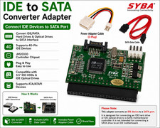 SYBA IDE Device to SATA Port Converter Adapter for IDE HDD CD-ROM DVD-ROM