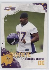 2010 Score Rookie Everson Griffen #341 11um