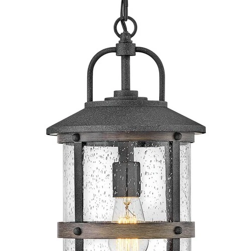Hinkley Lighting 2682-LL Lakehouse 1 Light 9"W 120v Open Air - Black - Picture 3 of 4