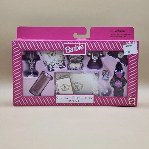 1998 BARBIE SPECIAL COLLECTION DESK SET - 22302 - ORIGINAL BOX NEW